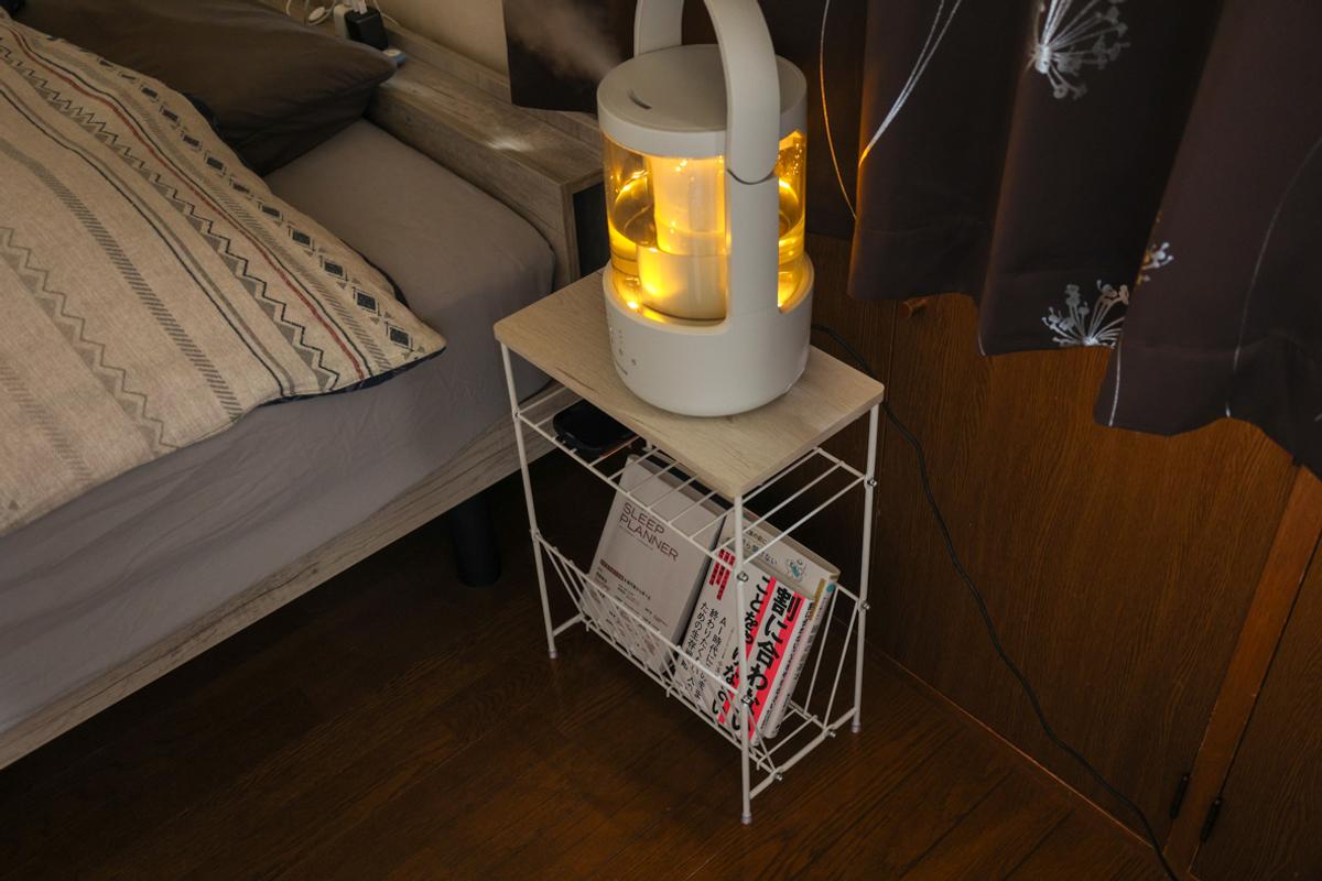 ニトリ「収納棚付きサイドテーブル（SF2 3520WW）」