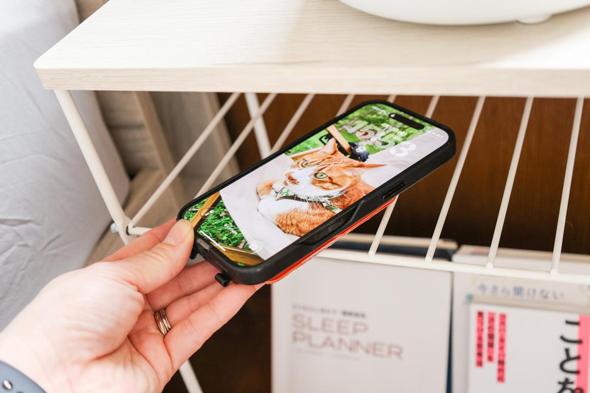 ニトリ「収納棚付きサイドテーブル（SF2 3520WW）」