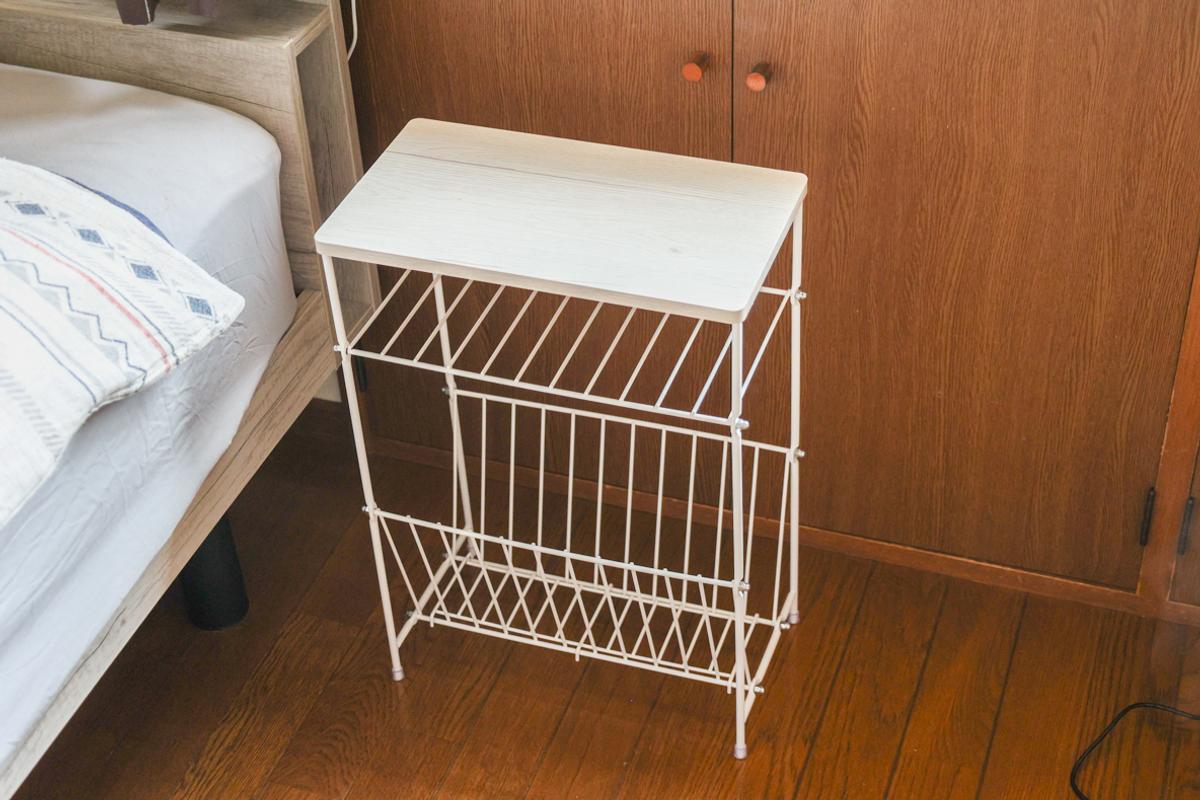 ニトリ「収納棚付きサイドテーブル（SF2 3520WW）」