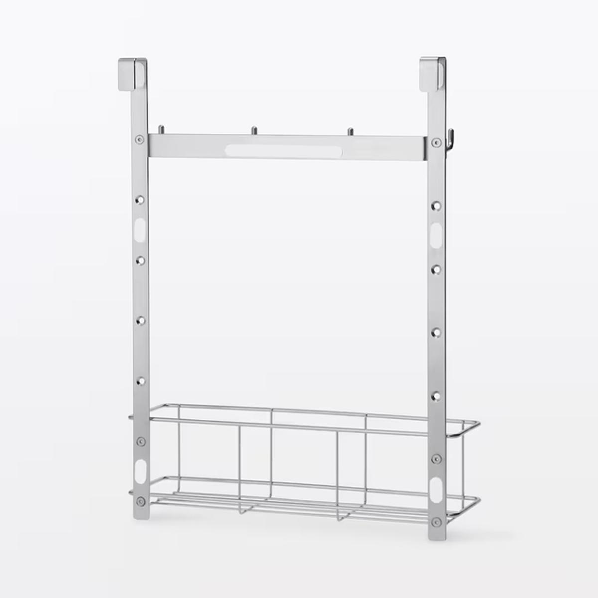 無印良品「シンク扉につける収納 高さ調節できるフック ポケット付」の裏面