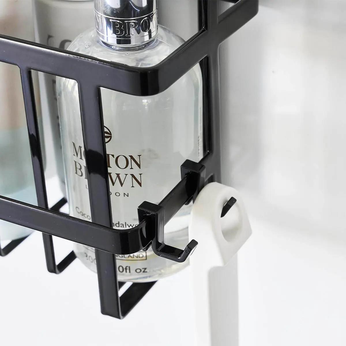 山崎実業「連結引っ掛けバスルームバスケット タワー」付属のフック