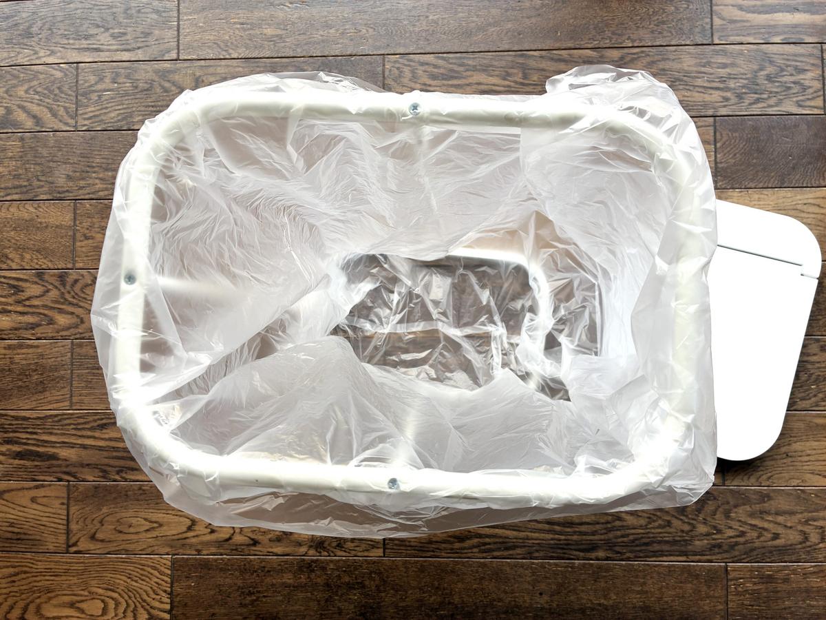 山崎実業「分別ゴミ袋ホルダー　ルーチェ　ホワイト」