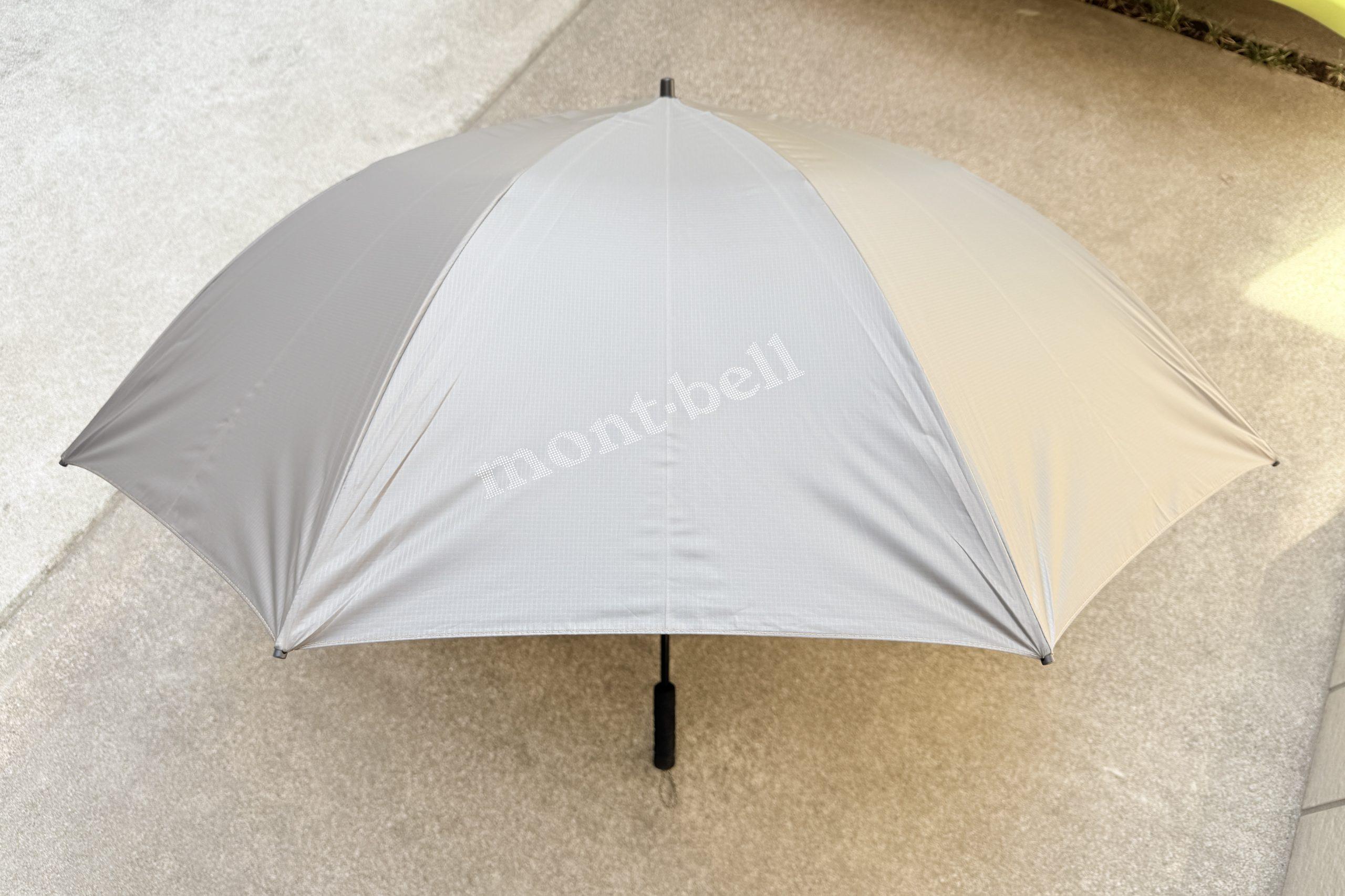 日傘と雨傘「モンベル」の2wayアンブレラ。60cmサイズがちょうど良かっ 日傘と雨傘「モンベル」の2wayアンブレラ。60cmサイズがちょうど良かっ