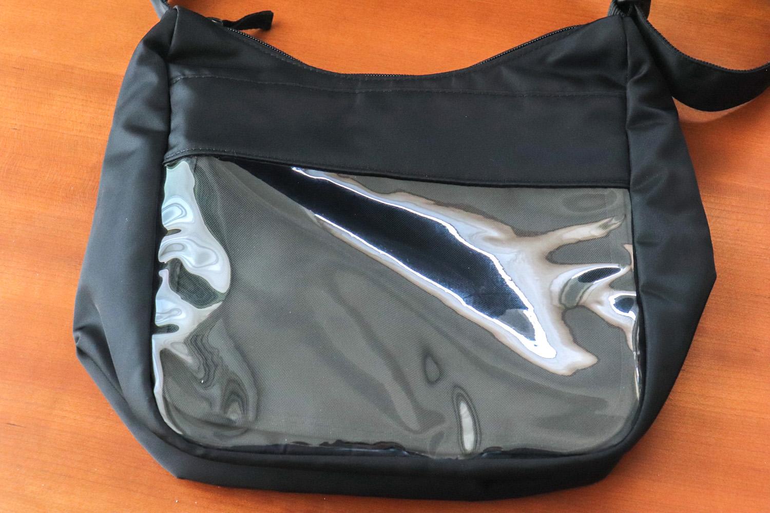 【無印良品】スケルトン/機内持対応 / 未使用/推し活？ 移動日は普段使い、現場では推し活仕様に。無印良品のショルダーバッグ