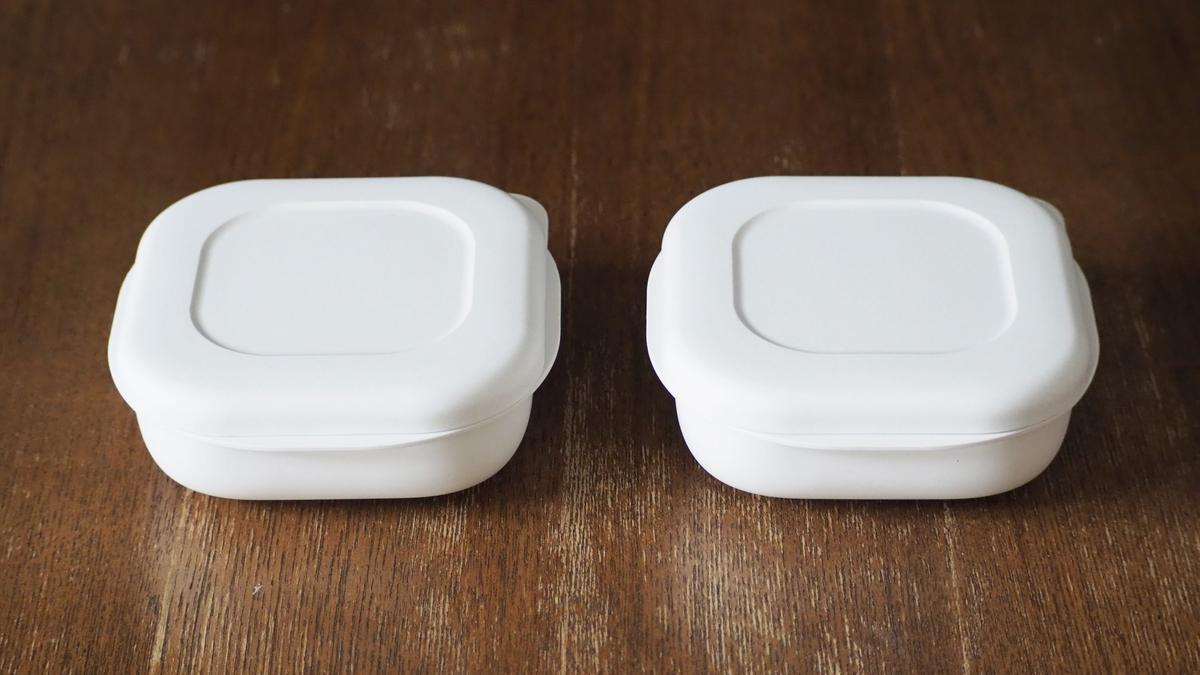 ニトリ「極 冷凍ごはん容器 2個入り・W」