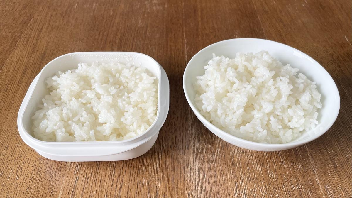 ニトリ「極 冷凍ごはん容器 2個入り・W」