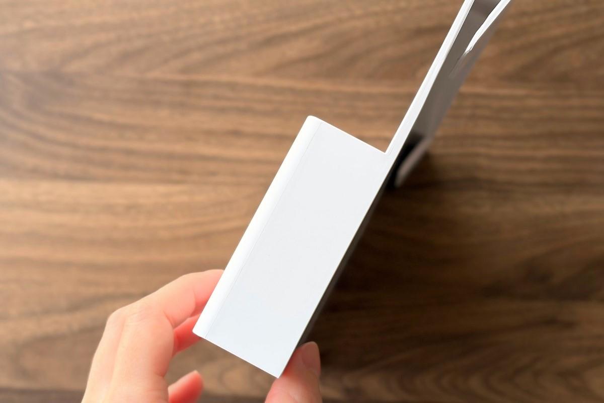 山崎実業「引っ掛け収納ホルダー」収納ポケットの厚み