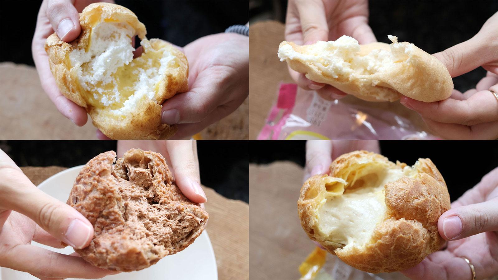 定番か、新食感か。ファミマの”進化した”シュークリーム4種を食べ比べ