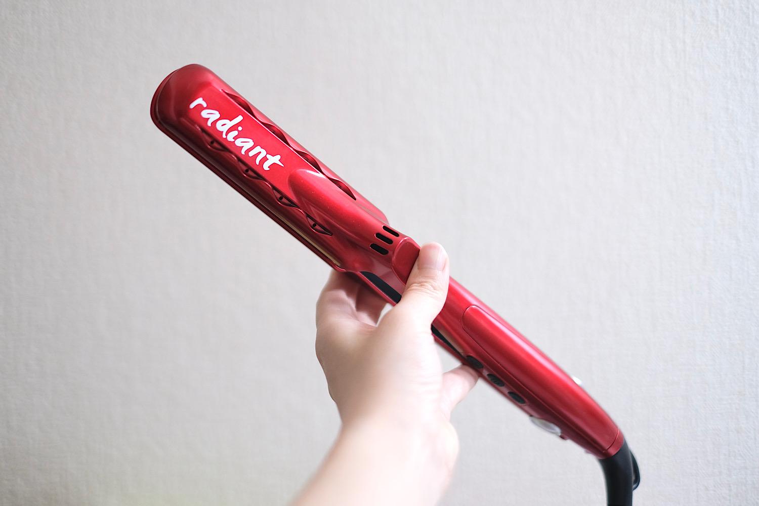 朝のヘアセット、待ち時間がほぼゼロに。ラディアントのヘアアイロンで