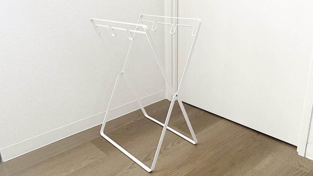 山崎実業「レジ袋３連＆４５Ｌゴミ袋スタンド タワー」