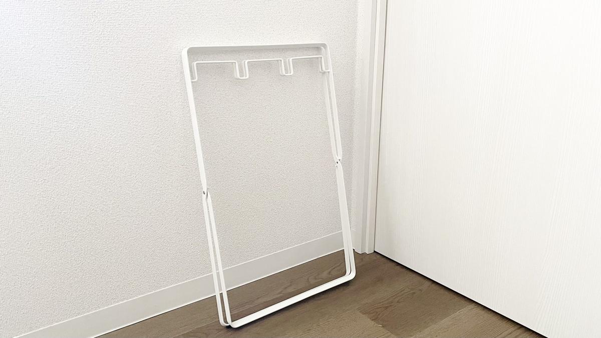 山崎実業「レジ袋３連＆４５Ｌゴミ袋スタンド タワー」