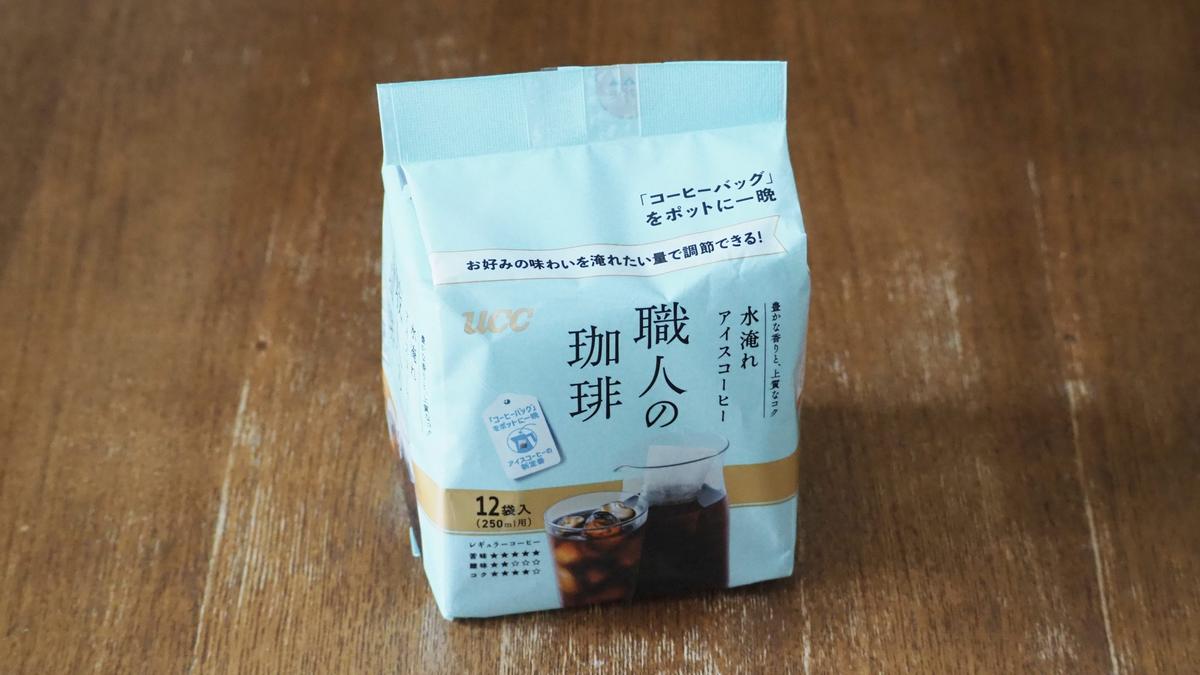 「UCC 職人の珈琲 コーヒーバッグ 水淹れアイスコーヒー 12袋」