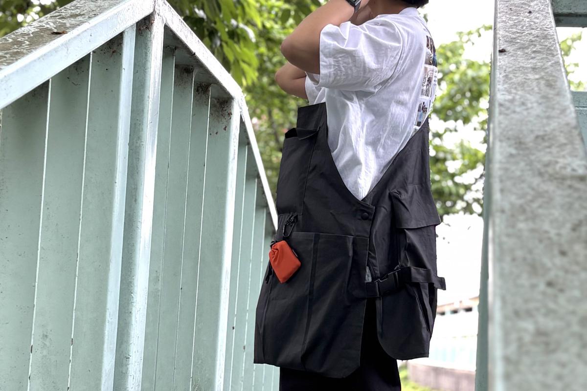 無印アウトドアエプロン横画像