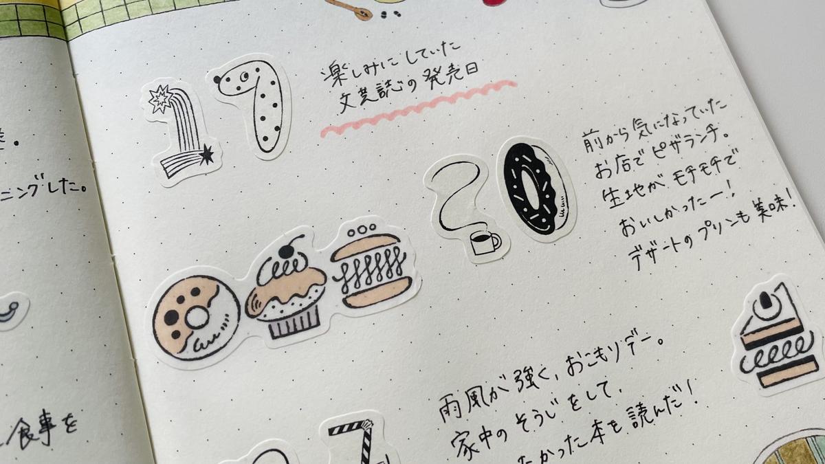 「ゆるログ ドット方眼のノート＜B6＞暮らし柄」