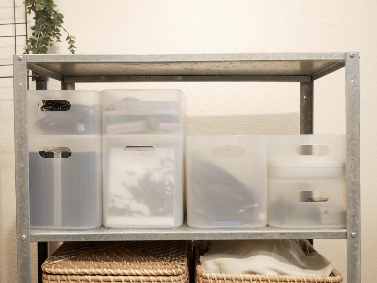 IKEAのHYLLISと無印良品アイテムのシンデレラフィット