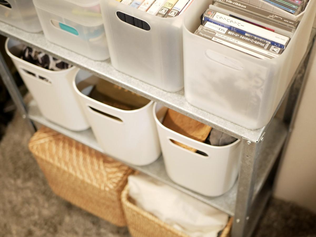 IKEAのHYLLISと無印良品アイテムのシンデレラフィット