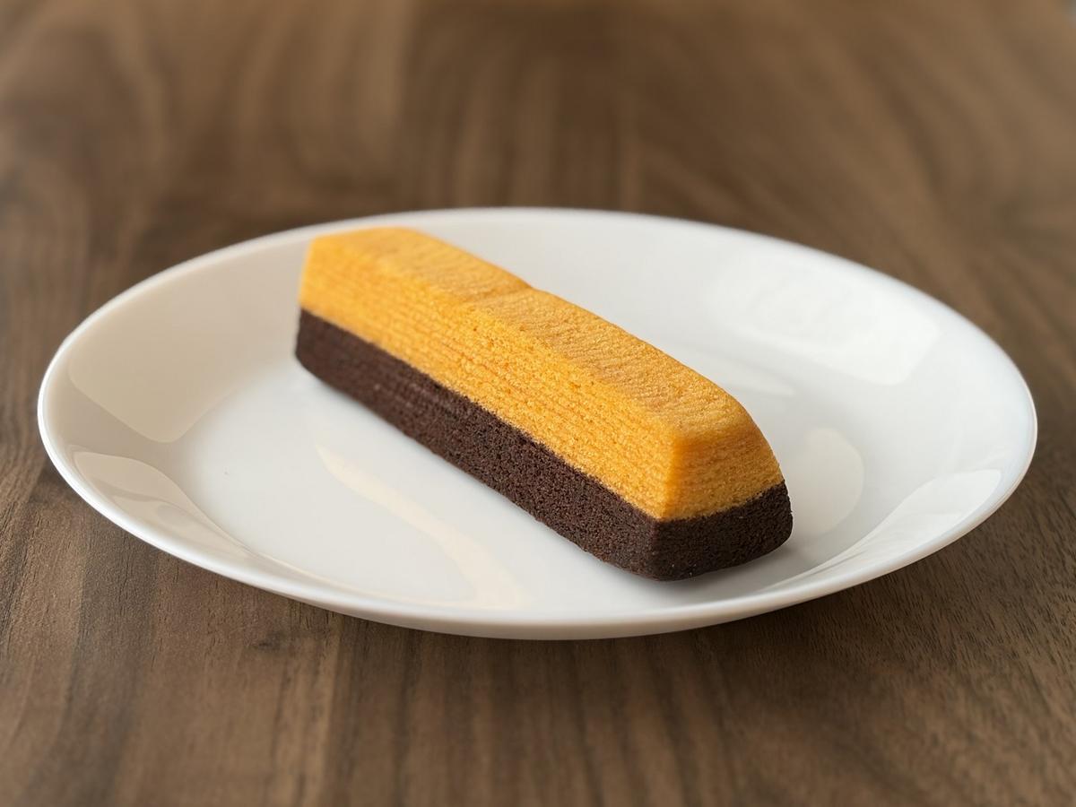 無印良品「鉄分がとれるバウム チョコ&オレンジ」開封後