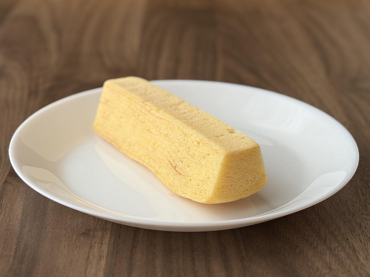 無印良品「たんぱく質がとれるバウム バナナ&ヨーグルト」開封後