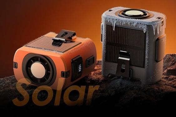腰装着型扇風機 Pro3 ソーラーパワー搭載 ファンの風がぬるいと感じたら。肌をひんやり冷やす「腰掛けファン」で