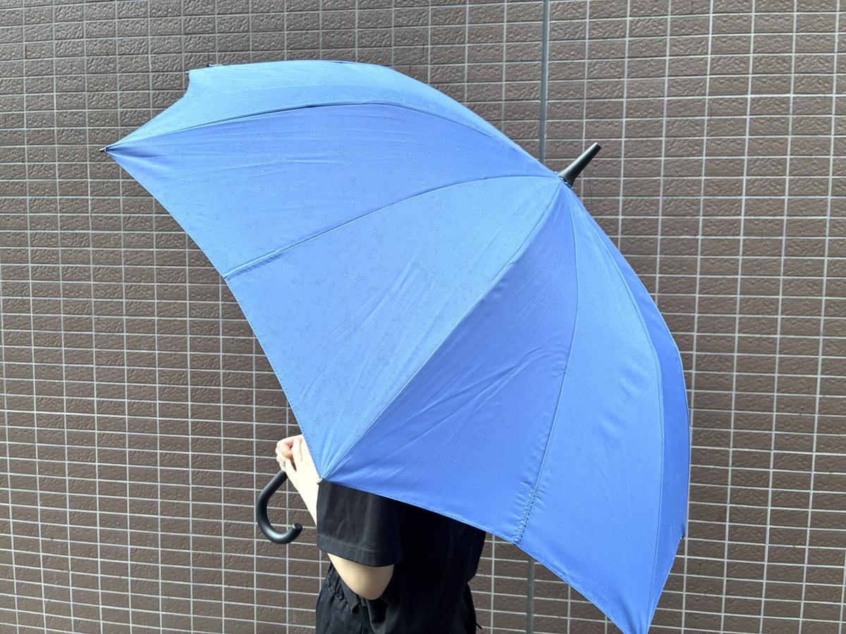 マーナ「Shupattoアンブレラ 軽量化 65㎝ コバルトブルー」