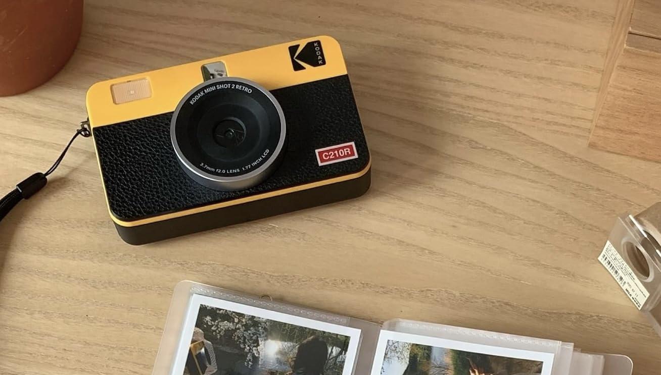 KODAK Mini Shot 2 レトロカメラ＋フィルムセット コダックのレトロかわいいカメラ、Mini Shot 2 レトロ | ROOMIE