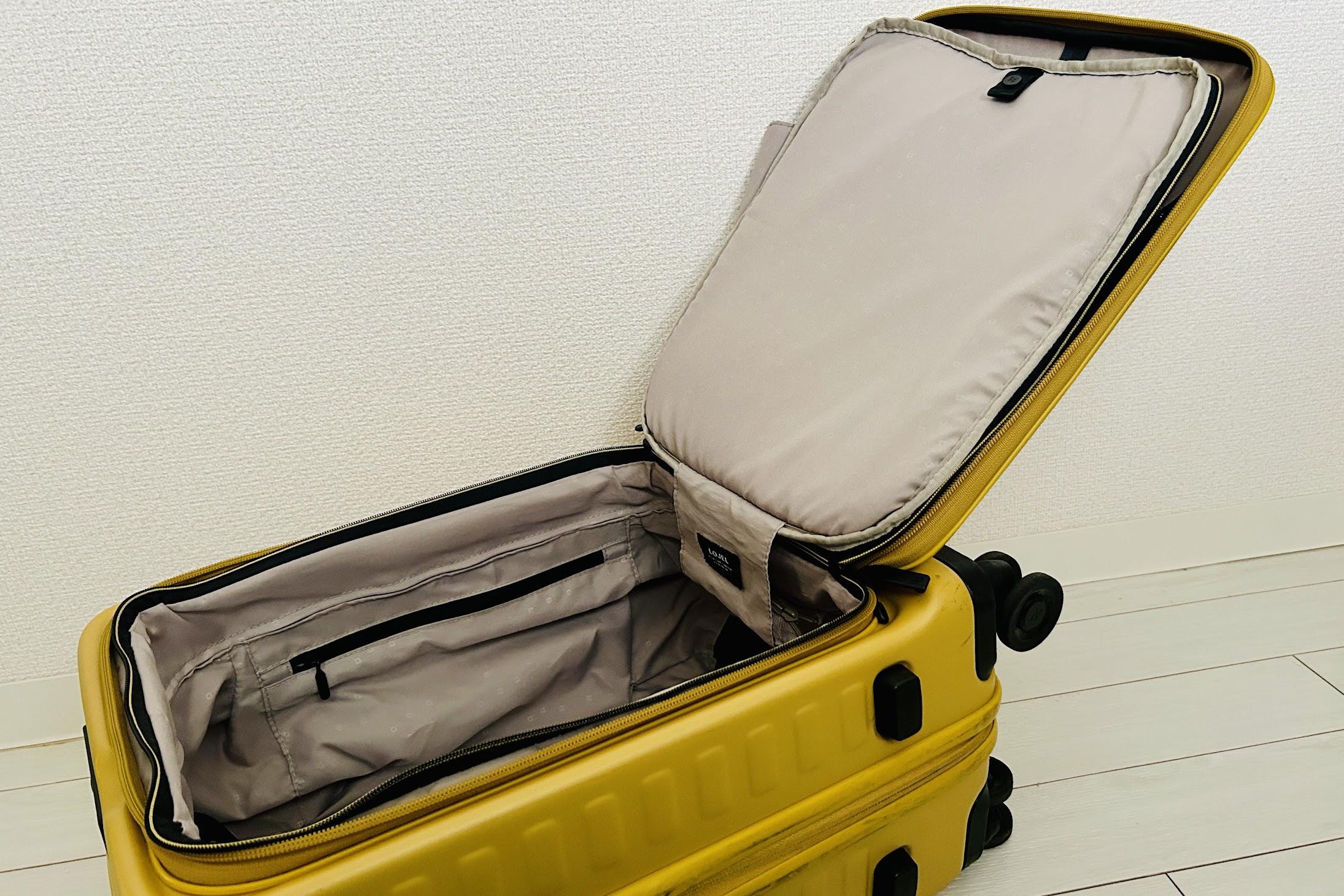 軽さと開けやすさで選んだLojelの「Cubo Small」。スーツケースを買い
