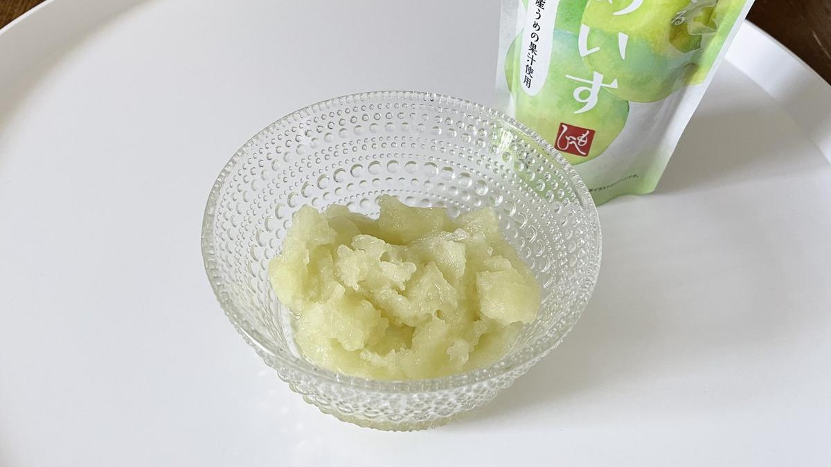 もへじ「凍らせて食べる　青梅あいす　100g」