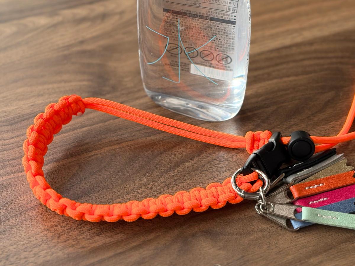 無印良品の水ボトルにドリンクチャームを装着する前