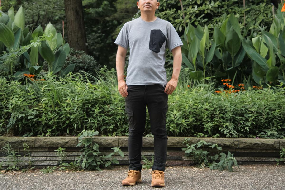 ワークマン「メリノテック クールアクティブインサレーション半袖Tシャツ」