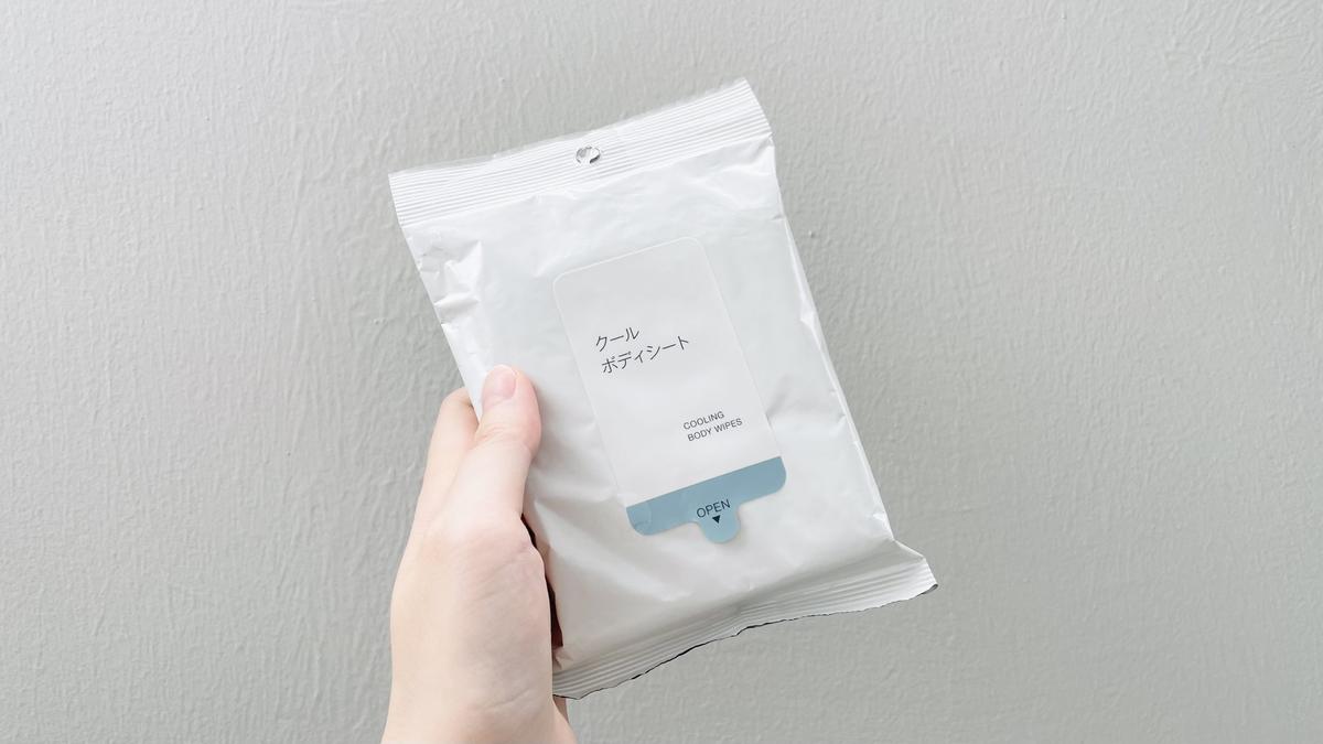 無印良品「擦汗濕巾」清爽不黏膩,涼感剛剛好