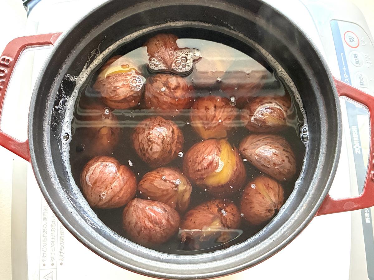 栗の渋皮煮　レシピ