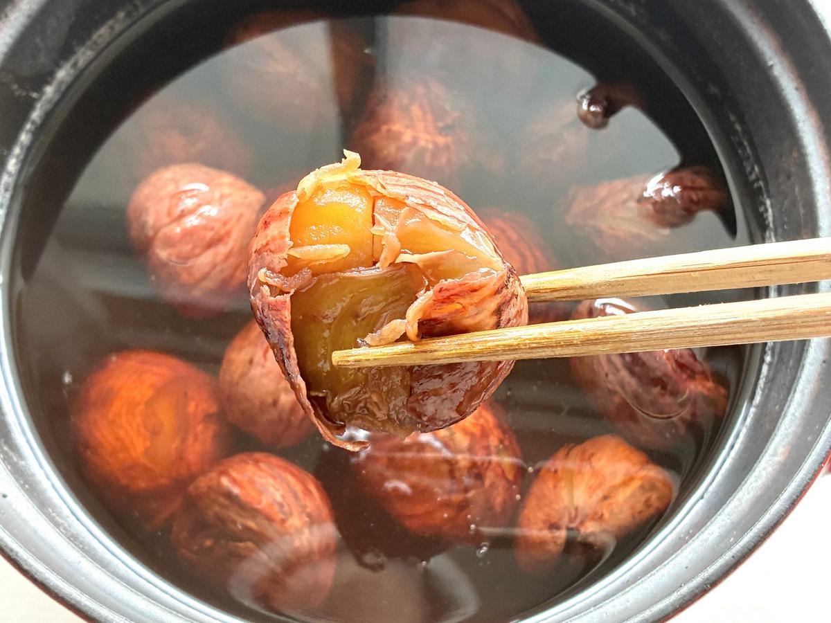 栗の渋皮煮　レシピ