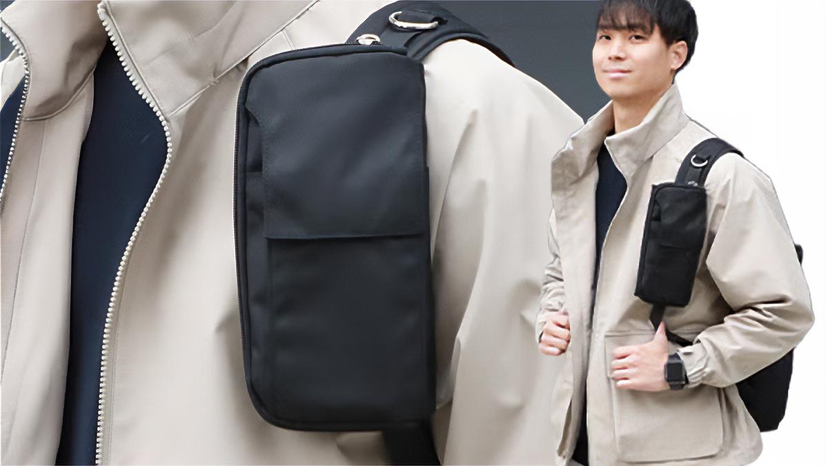 お気に入りのリュックはそのまま。肩ベルトに”もうひとつの部屋”をつくってみない？