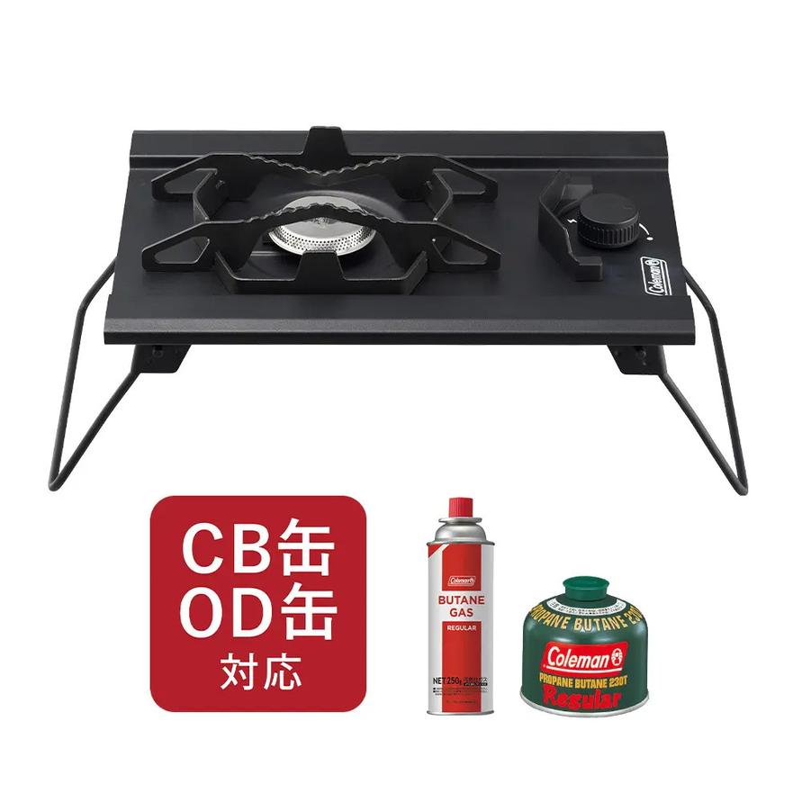 CB缶とOD缶をそれぞれ対応しているデュアルガスバーナーストーブ