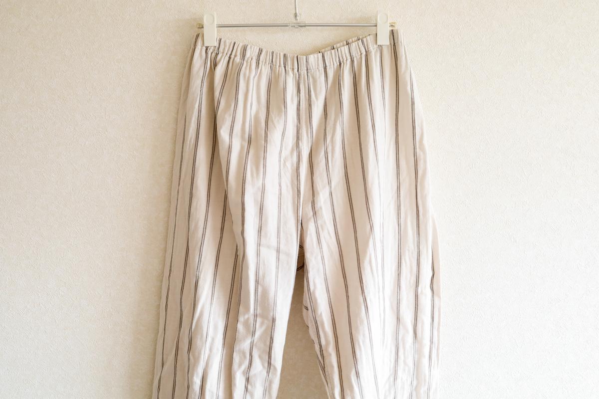 無印良品「婦人 脇に縫い目のない 二重ガーゼ長袖パジャマ」